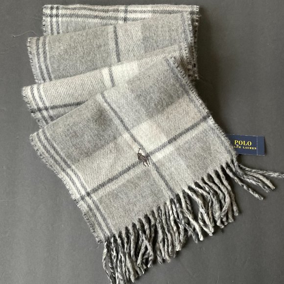 VINTAGE POLO Ralph Lauren Men's Long ScaPlaidrf NWT - Picture 7 of 7